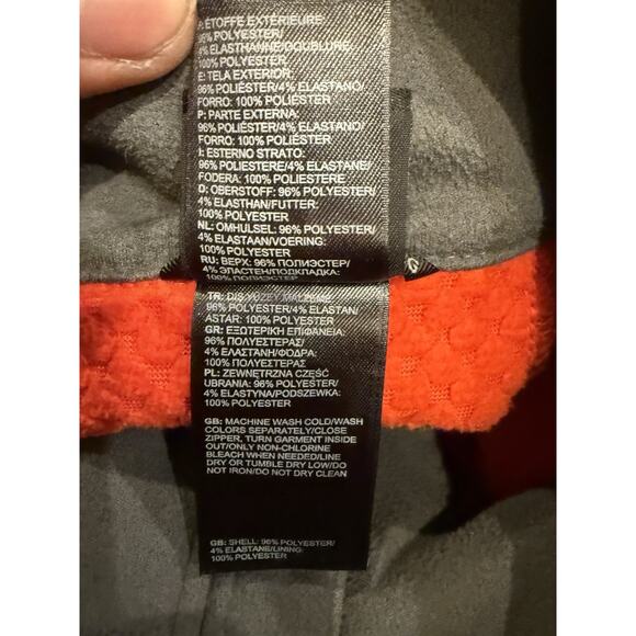 THE NORTH FACE MENS APEX BIONIC JACKET RED/ASPHALT GRAY SOFT SHELL SZ X LARGE - Picture 5 of 11